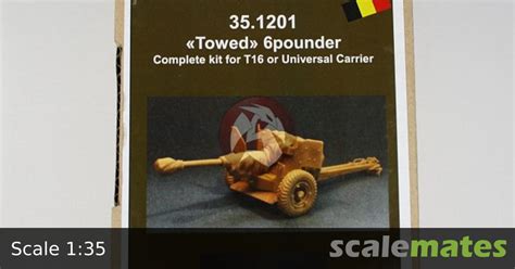 6 Pounder "Towed Configuration", Resicast 35.1201 (2008)