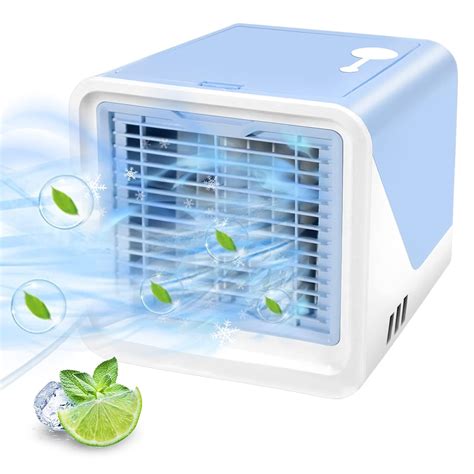 Portable Air Conditioner Fan,Large Water Tank USB Personal Air Cooler ...