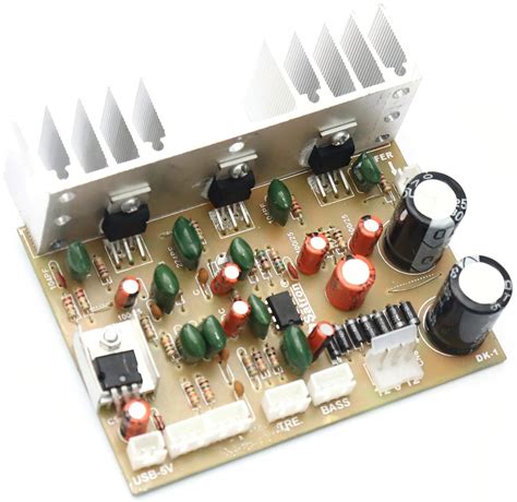 SATRON 2.1 Home Theater Amplifier Board USB 5v with Bass Boost Support ...