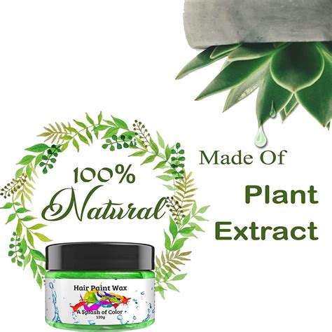 Blue Hair Paint Wax - 120g | Eco-Friendly Temporary Hair Color for All ...