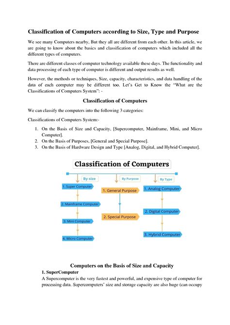 Image result for Classification of Computers by Size
