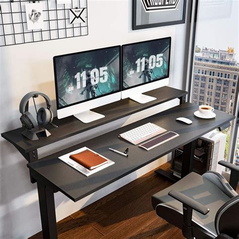 Buy FLEXISPOT EF1 Essential 2 Tier Standing Desk 55x28 Gaming Desk ...