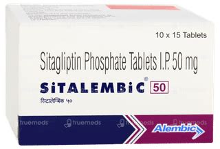 Sitalembic 50 Mg Tablet 15 - Uses, Side Effects, Dosage, Price | Truemeds