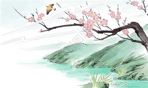 杭州西湖中式城市地标建筑风景旅游插画图片下载-正版图片401759380-摄图网