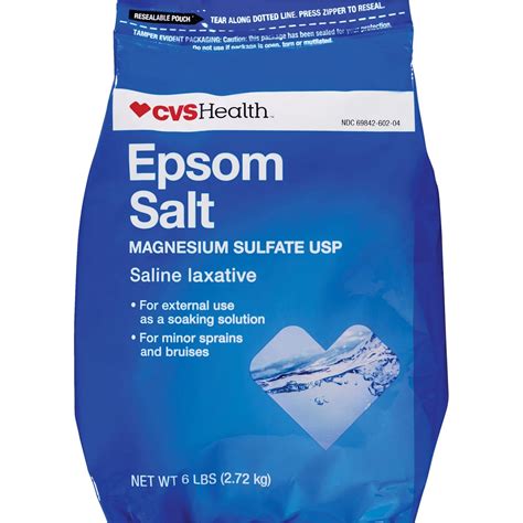 CVS HEALTH EPSOM SALT MAGNESIUM SULFATE USP, 96 OZ - CVS Pharmacy
