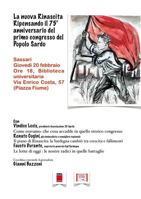 Il congresso del popolo Sardo, la Rinascita e le battaglie ...