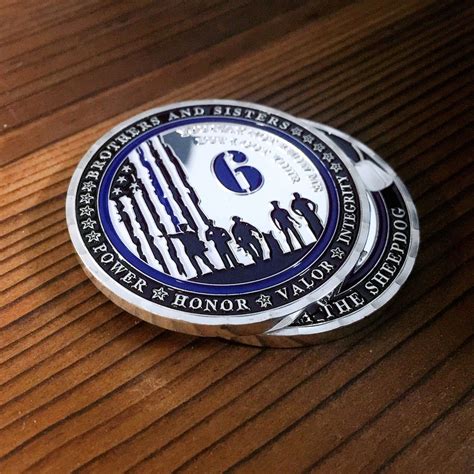 Law Enforcement Challenge Coin Police Teamwork I Got Your 6 Squad ...