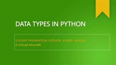 Image result for Data Type in Python Notes