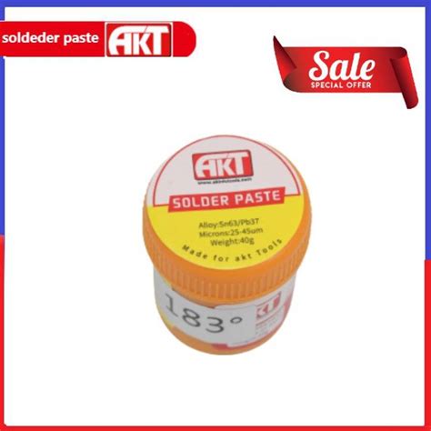 AKT SOLDER PASTE alloy Sn63/pb37 Adhesive Price in India - Buy AKT ...