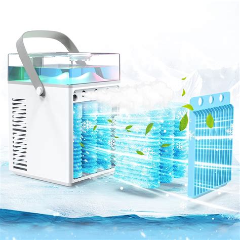 Tiptop Home Portable Air Cooler, 4 In 1 Personal Air Conditioner Fan ...