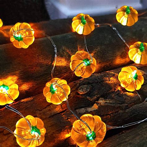 Halloween Pumpkin String Light, Indoor Outdoor Decor Party Decorations ...