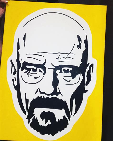 Heisenberg Breaking Bad Stencil