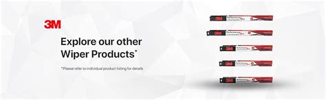 3M Performance Pro Frameless Wiper Blade Pro -14", Multicolor : Amazon ...