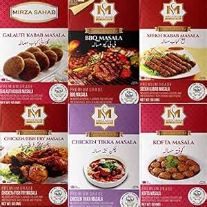 Mirza Sahab Non-Veg Masala Combo of (Lucknow Galauti Kabab, BBQ, Seekh ...