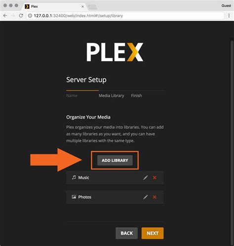 Add Library to Plex Server 的图像结果