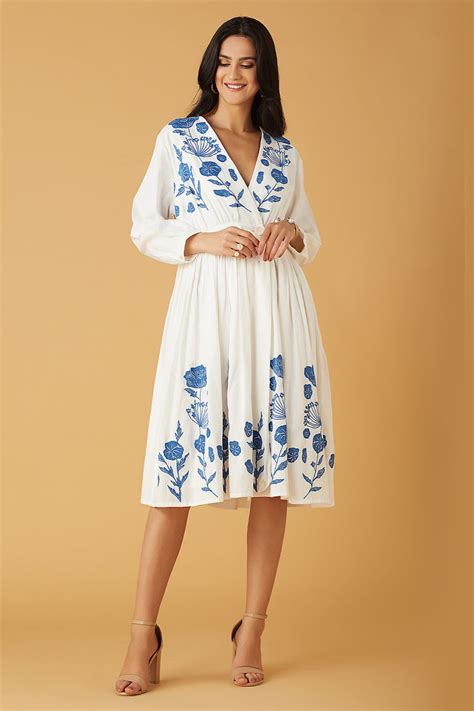 Floral Midi Bloom Dress – Boho Chic By Sukriti Jain