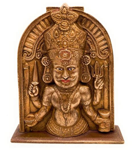 Bhunes Brass Nakoda Bhairav Jain Idol | Bhairava | Bhairav | Bhairava ...