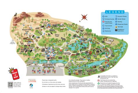 Zoo Map - Phoenix Zoo