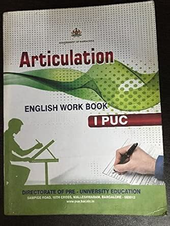 Articulation english work book 1st PUC : Amazon.in: Books