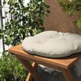 KUDDARNA chair cushion, outdoor, light grey-beige, 35 cm (133/4") - IKEA