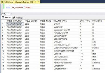 Image result for SQL Server List Columns