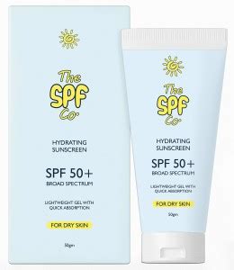 The SPF Co Sunscreen - SPF 50+ PA+++ Hydrating Sunscreen for Dry Skin ...