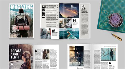 Image result for Magazine Page Layout InDesign
