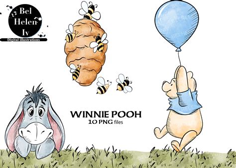 Free Winnie The Pooh Watercolor Clipart, Download Free Winnie The Pooh ...