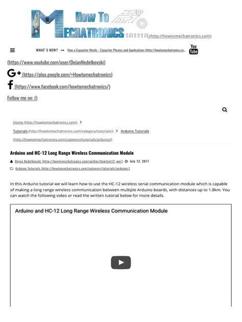 Image result for Arduino HC 12