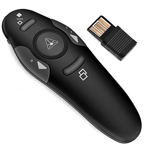 Techtest Wireless Remote PPT Laser Pointer with Slide Changer for ...