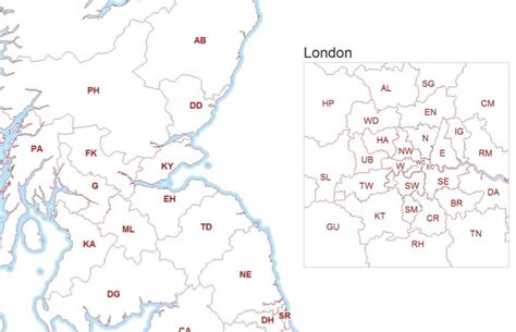 UK Postcode Map 的图像结果