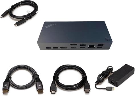 Lenovo ThinkPad Universal USB-C Dock V2-40B70090 mit HDMI-Kabel und DP ...