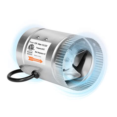 Snapklik.com : iPower 4 Inch Inline Booster Duct Fan 100 CFM HVAC ...