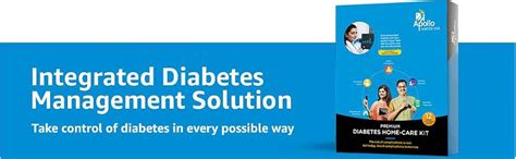 Apollo Diabetes Care Home Kit (Box with Connected Glucometer & 50 ...