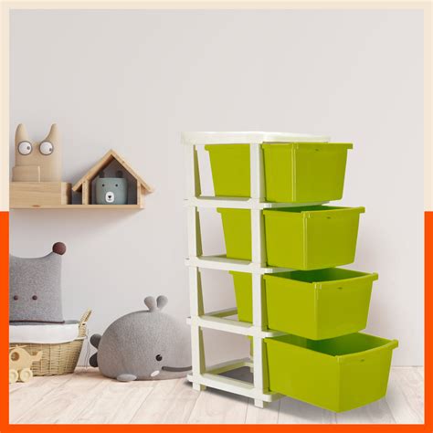 Bathla Multipurpose Stomo 4 Drawer Storage Organizer For Home – Bathla Home