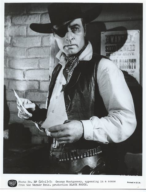 George Montgomery - Black Patch (1957) | Black patch, Western movie ...
