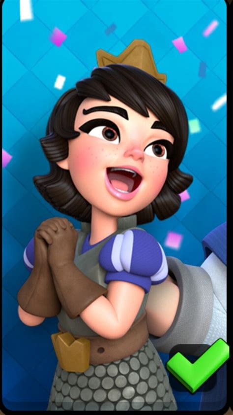 Princess Clash Royale #ClashRoyale #GALAXYAce 💚 | Princesa clash royale ...
