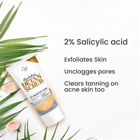 Buy CGG COSMETICS DETAN SCRUB PIGMENTATION REMOVAL WITH 2% SALICYLIC ...