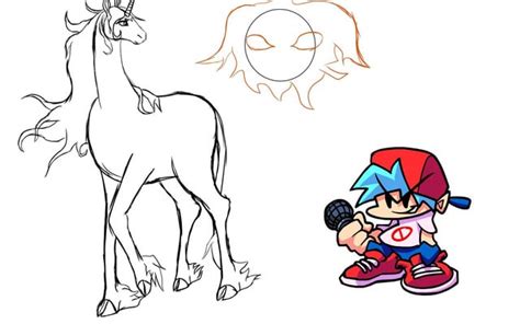 Image result for FNF Drawing Mod Icon Luna Draws