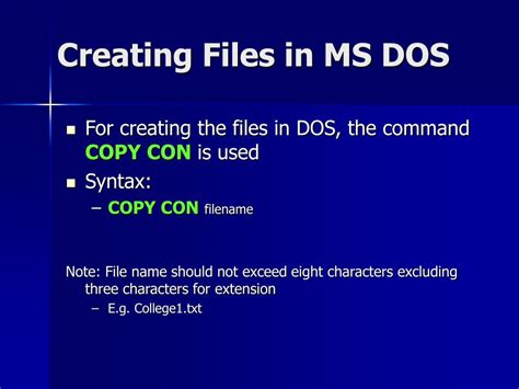 Image result for DOS Commands Copy File