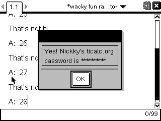 Wacky Fun Random Numbar Generator v1.00000069 - ticalc.org