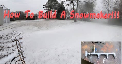 Image result for Homemade Snow Making Machine