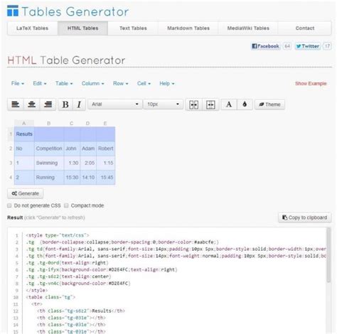 Generer Un Tableau HTML a L'Aide De PHP 的图像结果