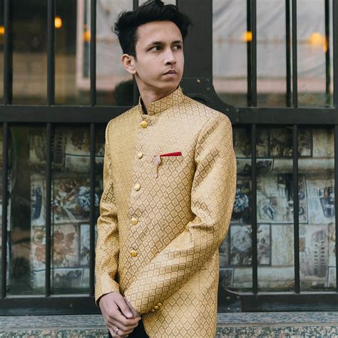 Buy WINTAGE Men's Regular Fit Bandhgala Blazer (Blazer1308color10s36 ...