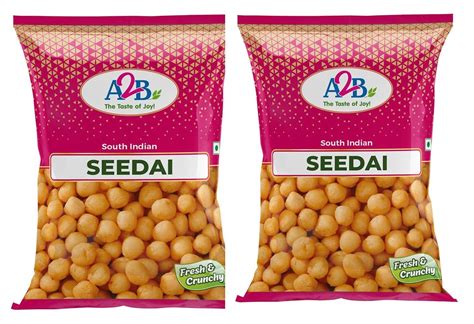 A2B Snacks Seedai (Pack of 2 * 200gm) : Amazon.in: Grocery & Gourmet Foods