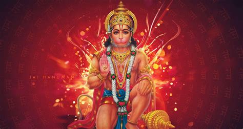 Download Anjaneya Hindu God Wallpaper | Wallpapers.com