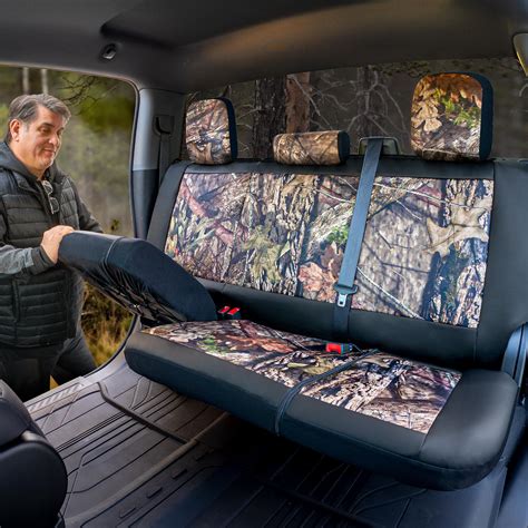LPI Truck Mossy Oak Camo Truck Bench Seat Cover Fits All Full-Size Silverado F-150 Ram Sierra ...