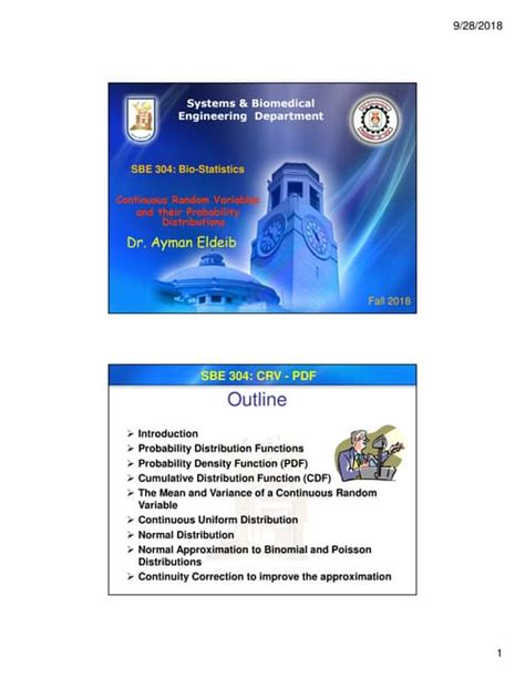 Image result for Continuous Random Variable PDF