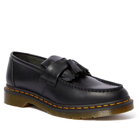 DR MARTENS Adrian Women's Retro Leather Tassel Loafers B