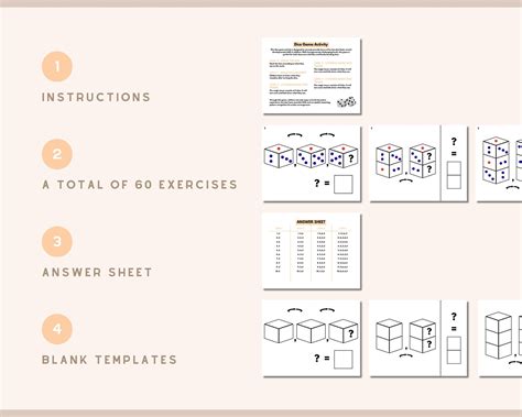 Image result for Math Dice Games Printable